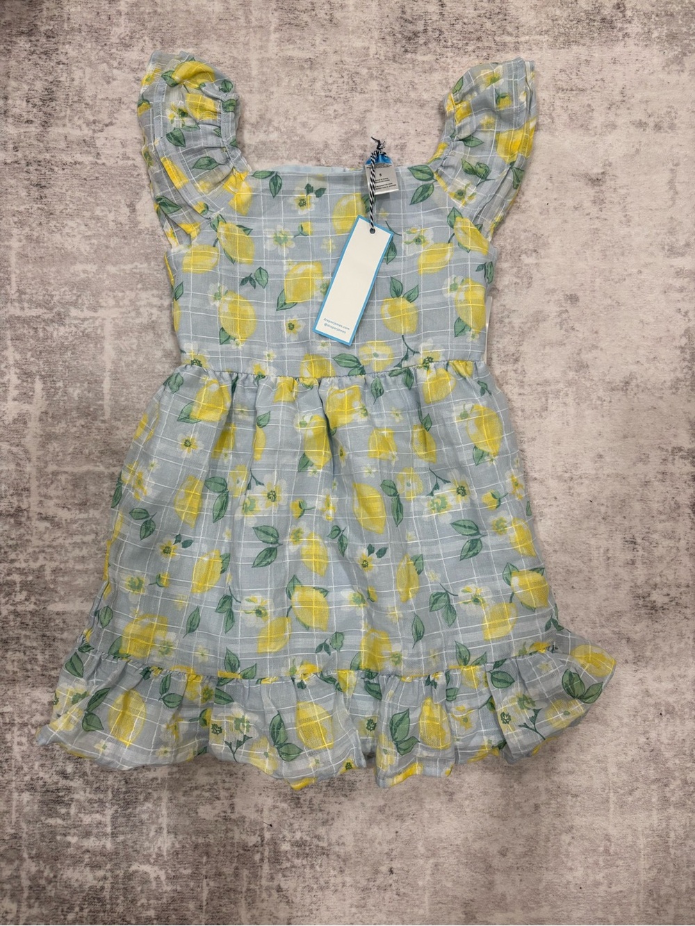 Draper James Lemon Ruffle Dress